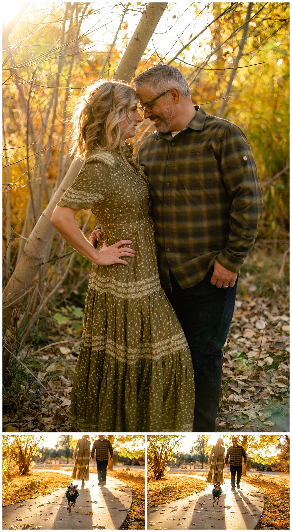 boise family session charcuterie board fall photos dog photos love couples