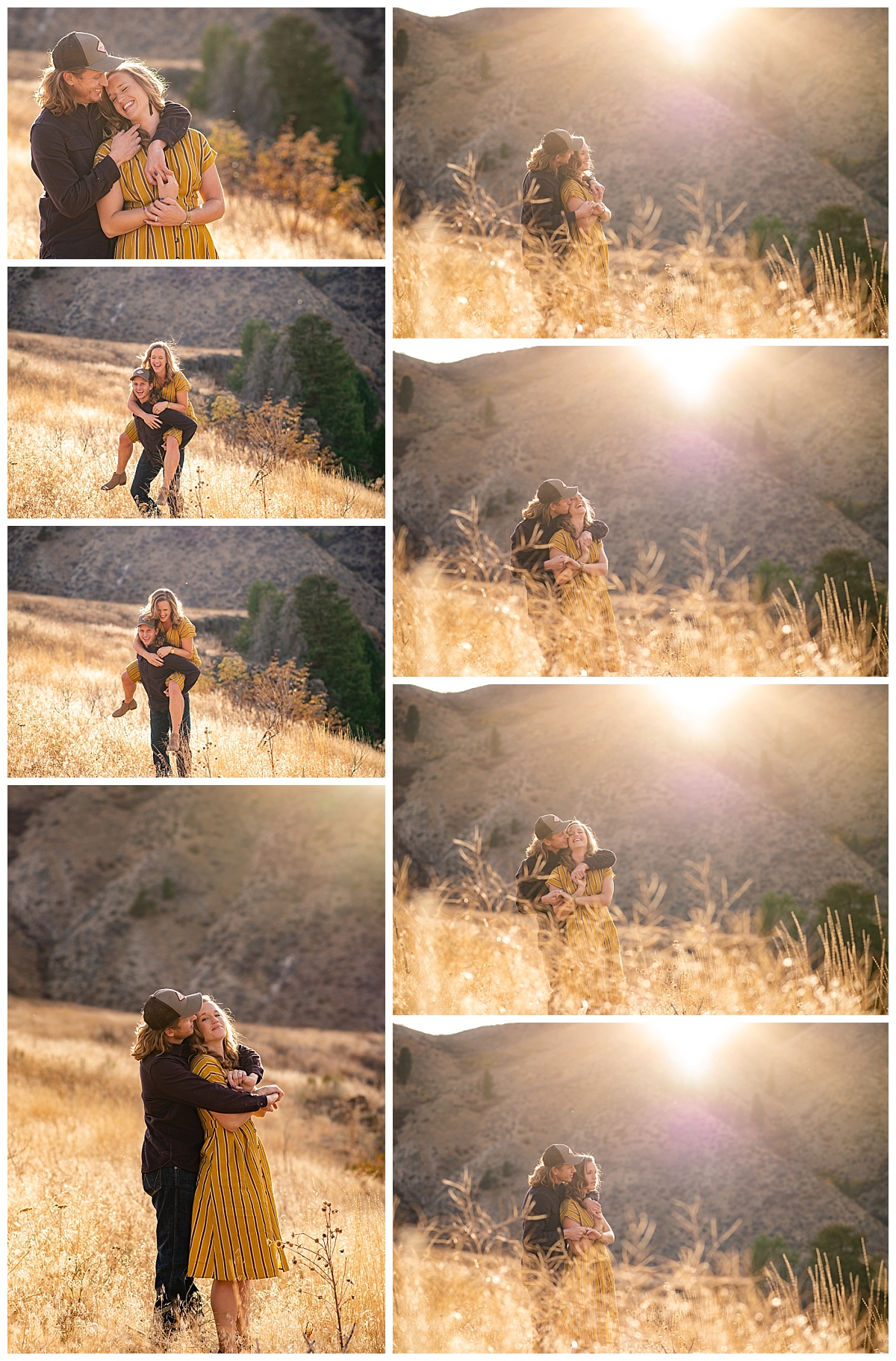 Idaho Mountain Engagement Proposal Boise Photographer 